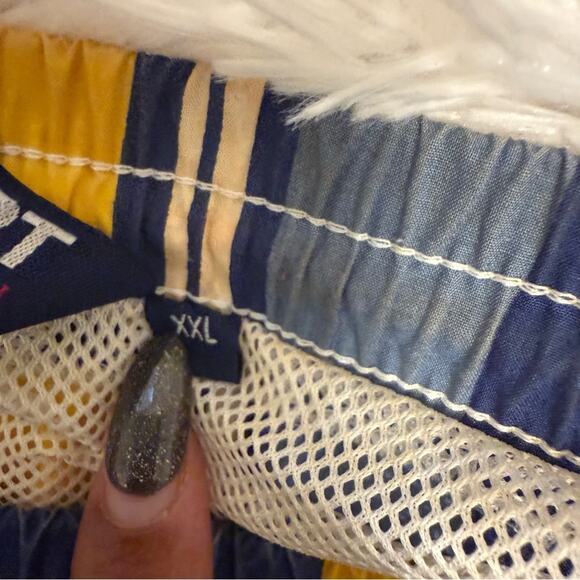 Ralph Lauren Polo Sport  Striped Blue and Yellow swim trunks - Picture 7 of 9